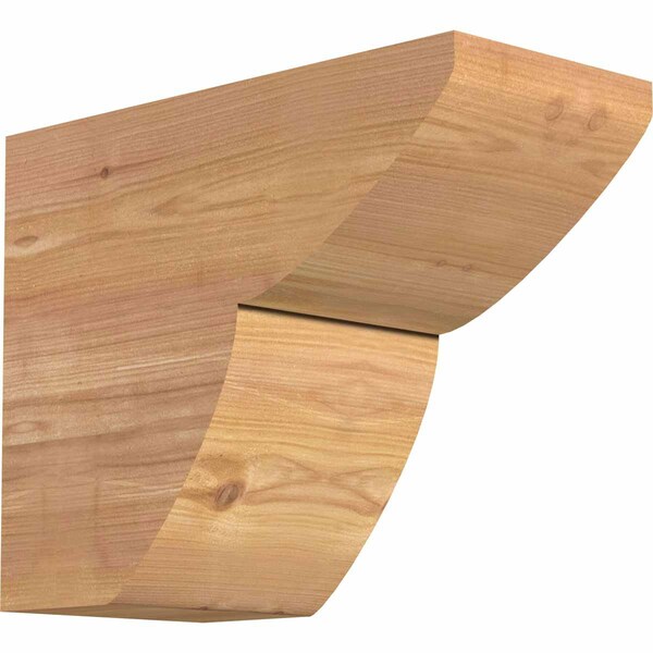 Ekena Millwork Crestline Smooth Rafter Tail, Western Red Cedar, 5 1/2"W x 10"H x 12"L RFT06X10X12CRE00SWR - main